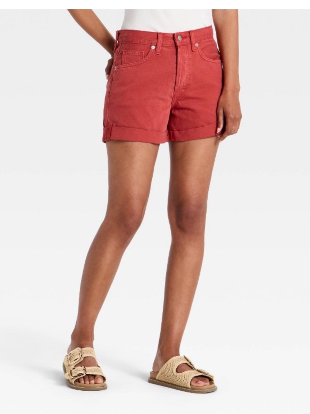 Universal Thread Red Women's Jean Shorts